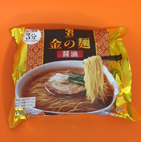 セブンイレブン袋ラーメン金の麺醤油